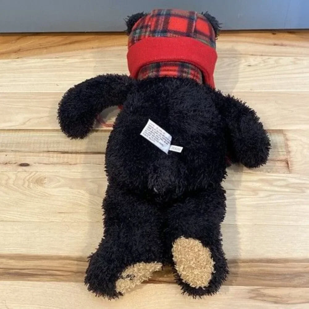 Office Depot’s Teddy B. Caring Soft Fuzzy Stuffed Bear By Gund Black/Brown 15”